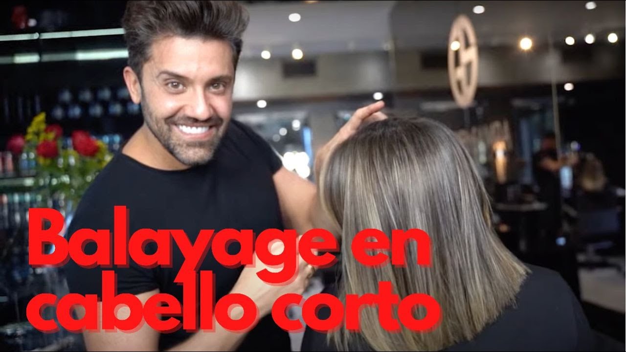 balayage pelo corto
