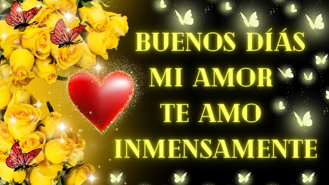 cartas de buenos días para enamorar