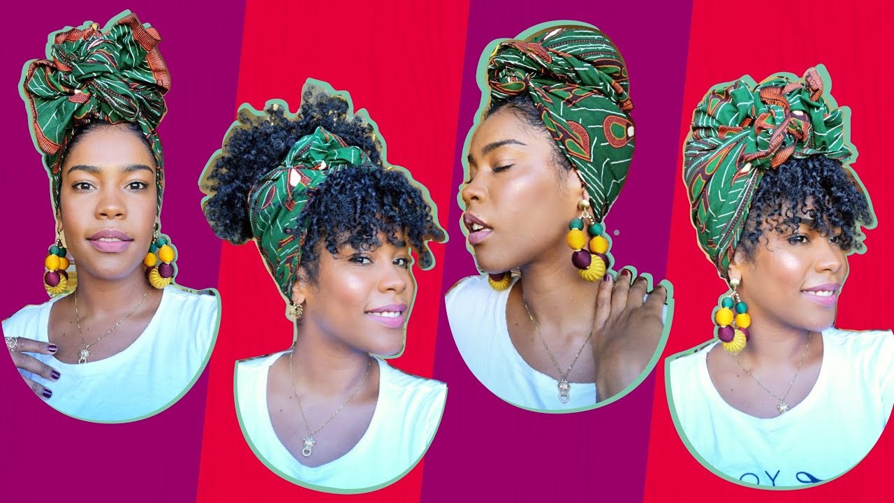 como ponerse un pañuelo en la cabeza estilo africano
