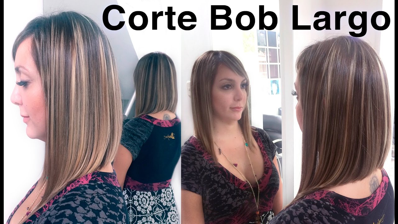 corte bob largo