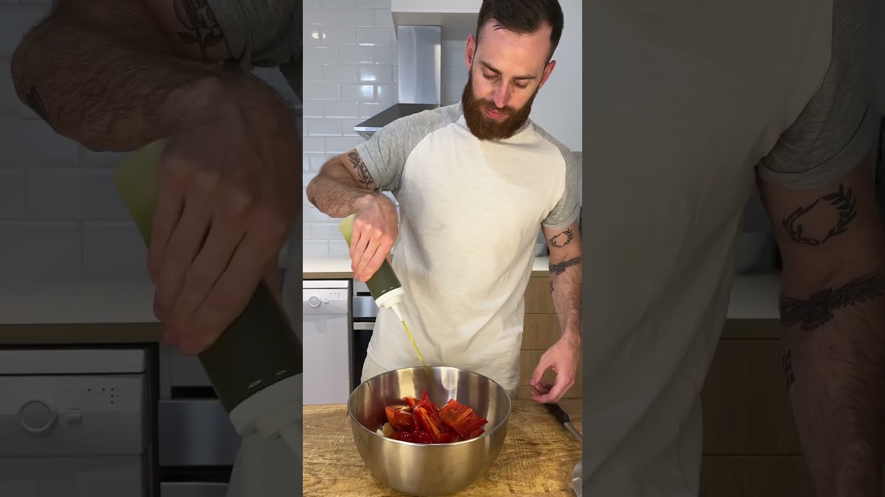 de primero salmorejo y de segundo