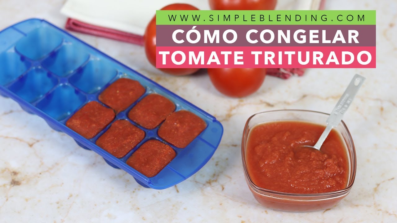 el tomate frito se puede congelar