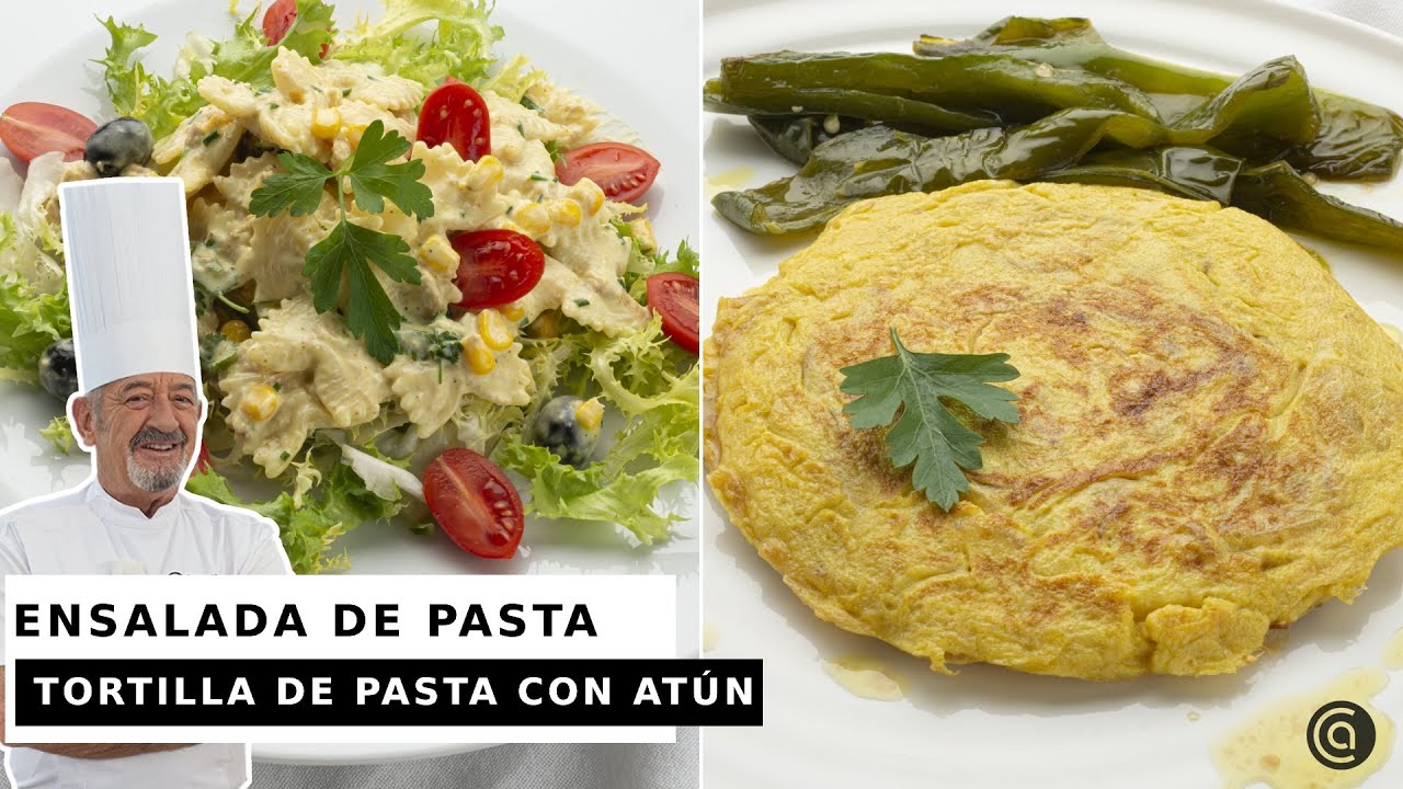 ensalada de pasta ingredientes receta arguiñano