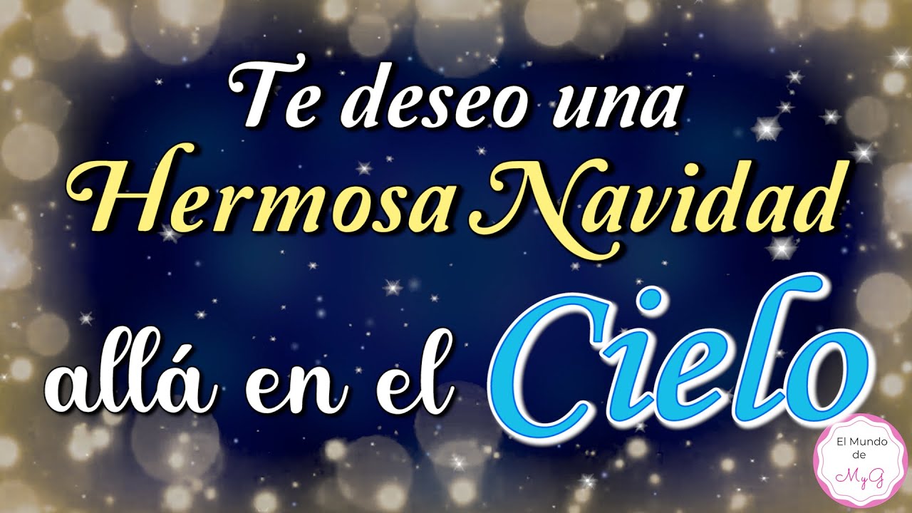 feliz navidad al cielo frases