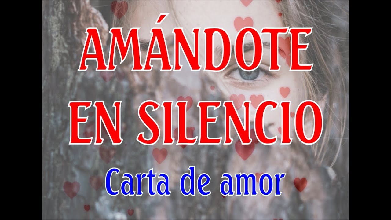 frases de amor en silencio