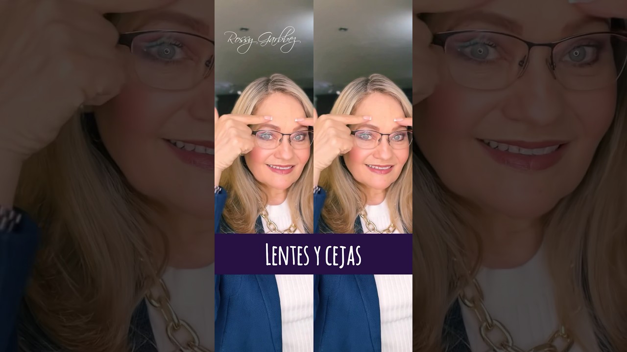 gafas por encima o por debajo de las cejas