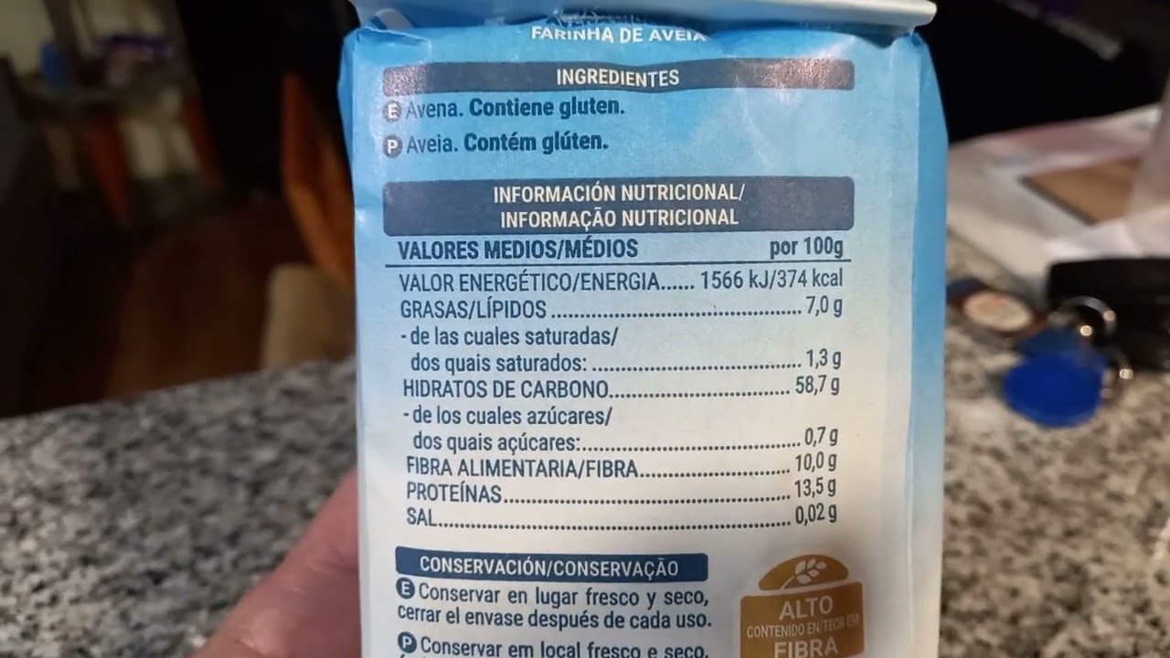 harina de avena mercadona