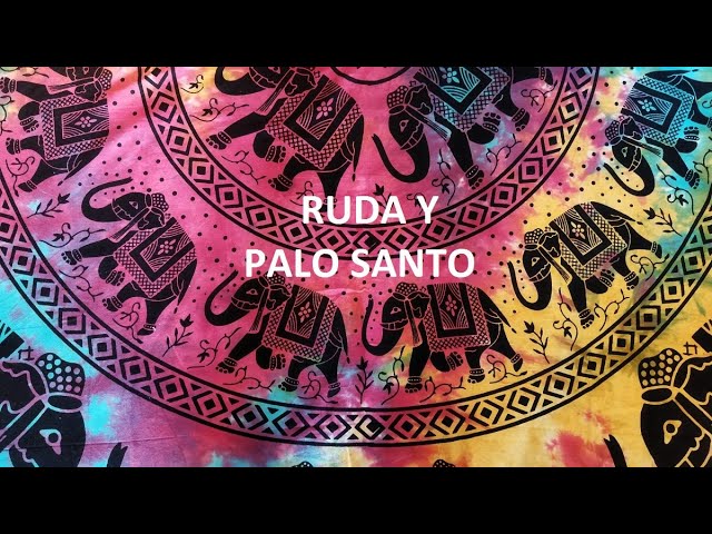 incienso de ruda y palo santo para que sirve