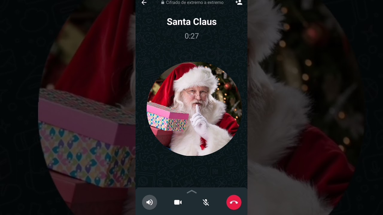 llamada papa noel