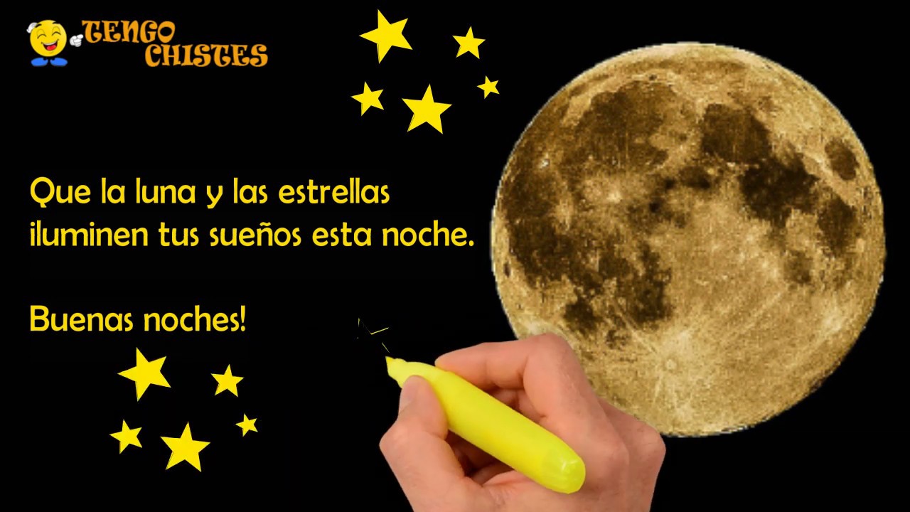 luna estrellas buenas noches