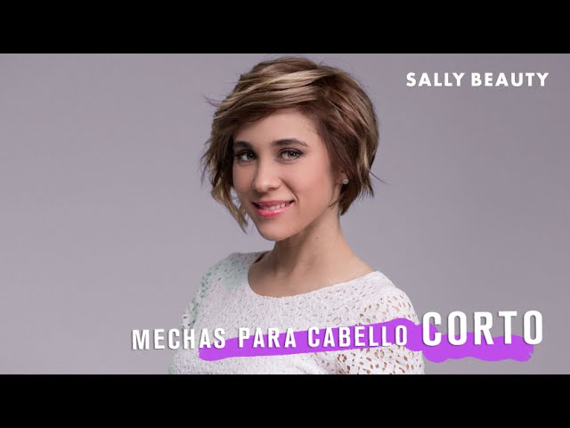 mechas en pelo muy corto