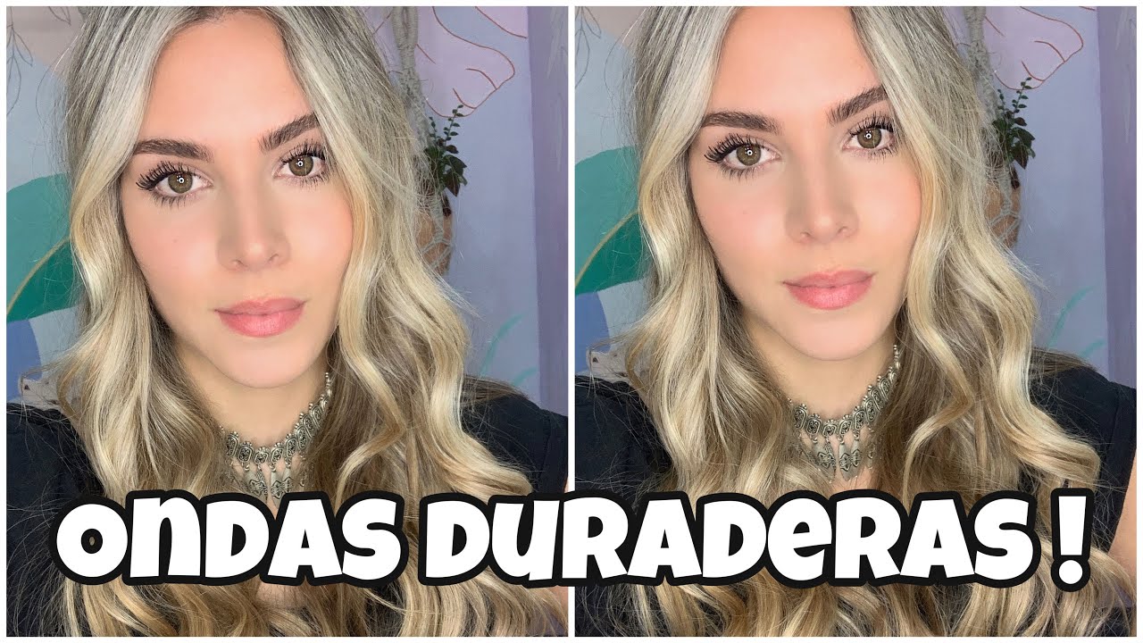 peinado liso con ondas