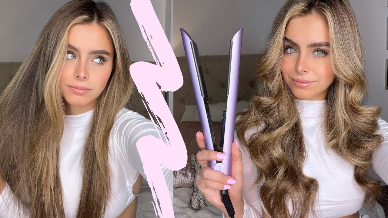 pelo liso con ondas en las puntas