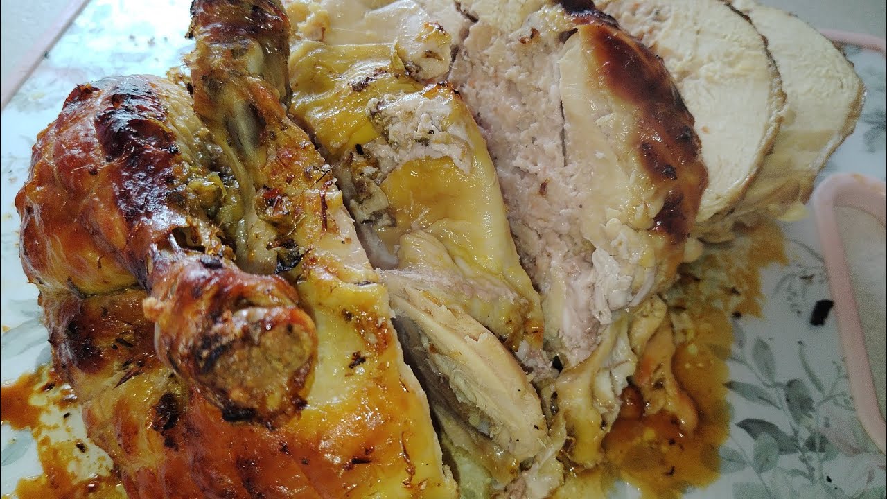 pollo relleno de queso de cabra y mermelada de tomate