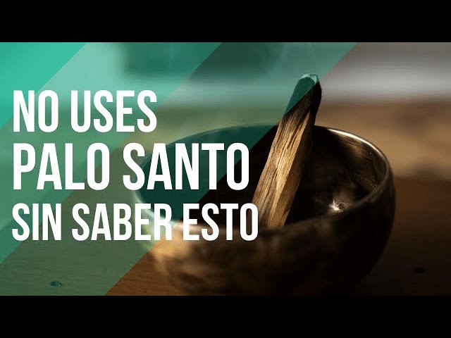 que días se limpia la casa con palo santo