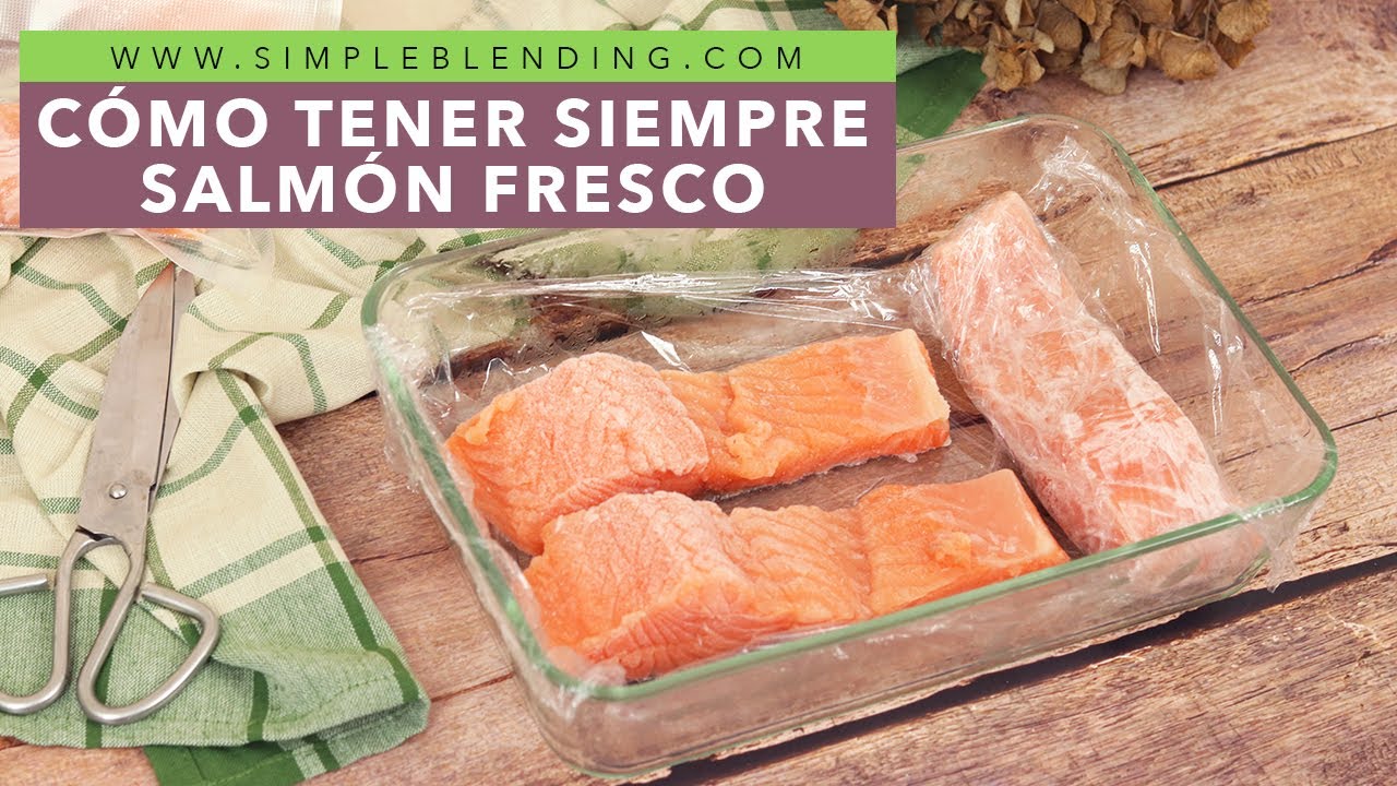 se puede congelar el salmón