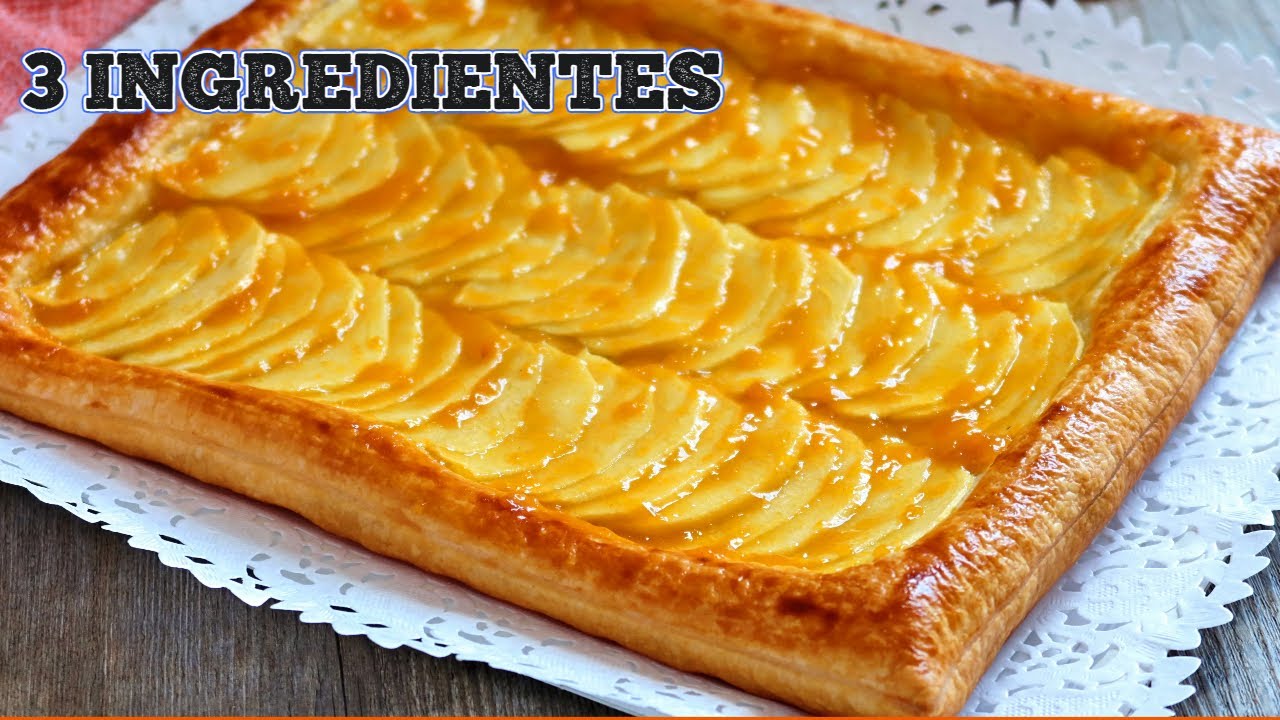 tarta de manzana con hojaldre mercadona