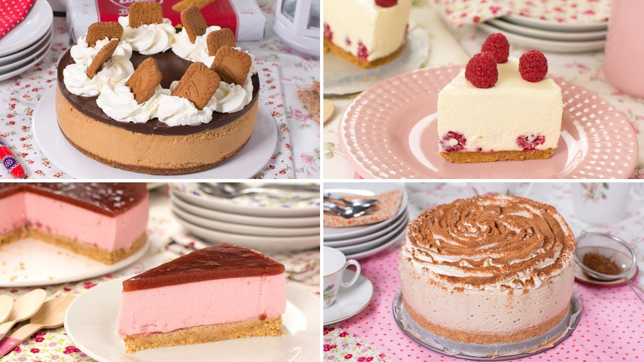 4 tartas sin horno fáciles y deliciosas
