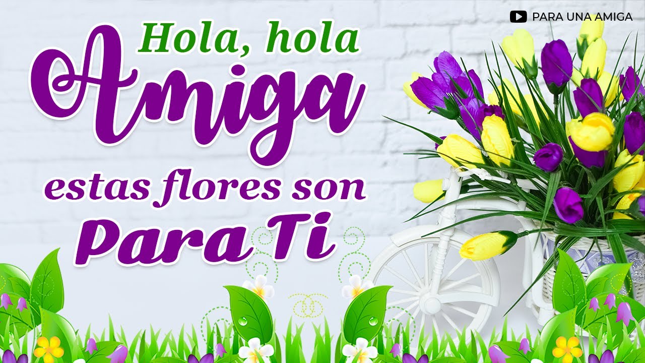 amistad buenas noches amiga con flores
