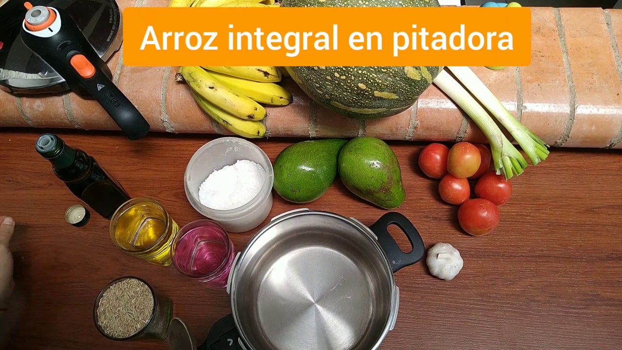 arroz integral olla express