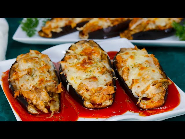berenjenas con atún y huevo