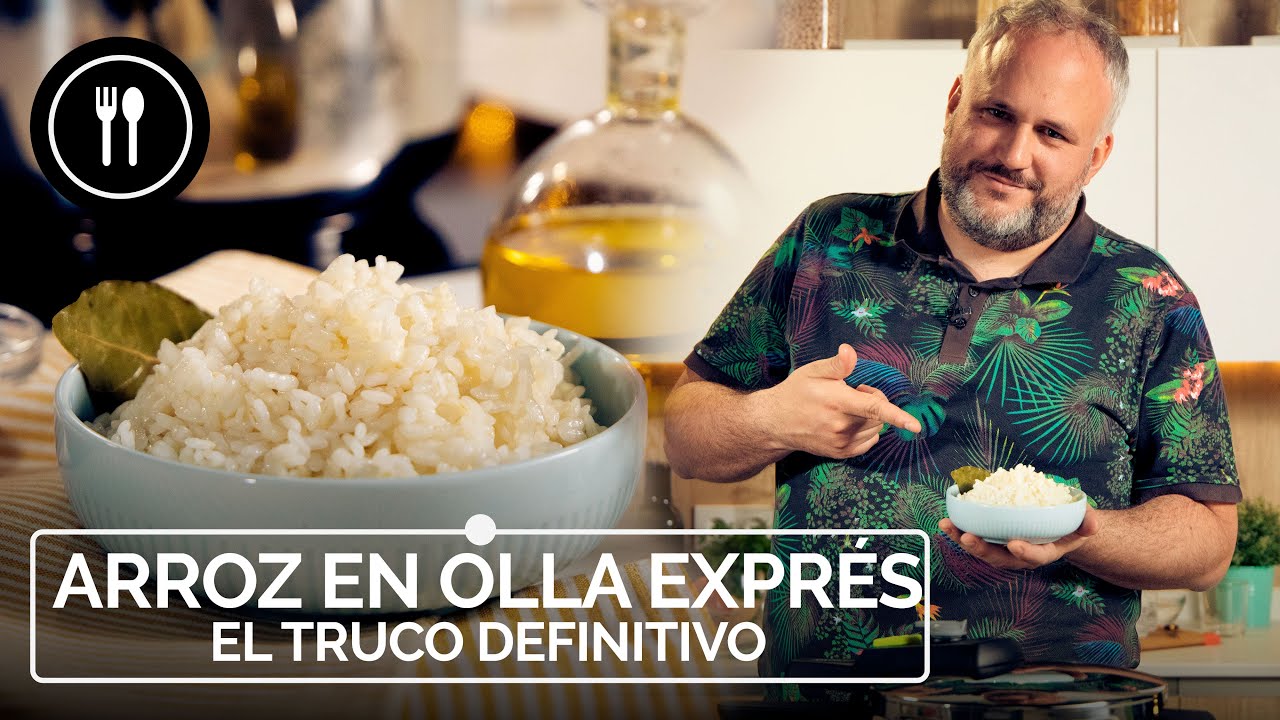 cantidad de agua para arroz en olla rápida