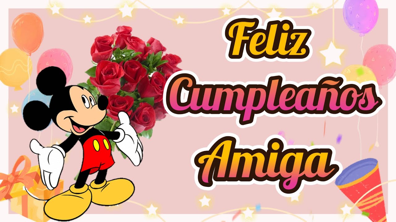 carta de cumple para una amiga