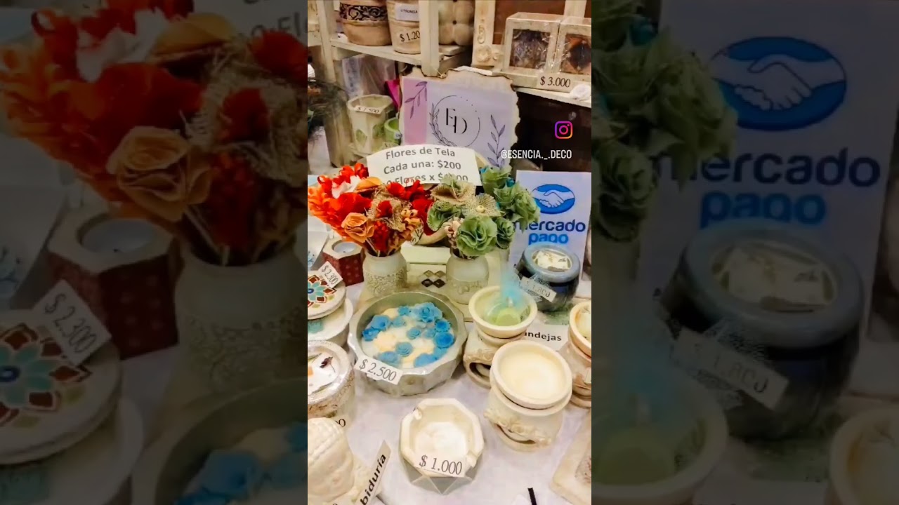 centros de mesa con velas y flores