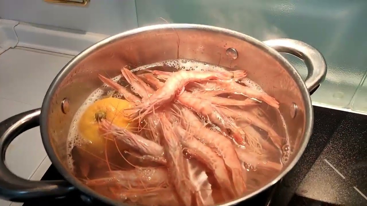 cocer gambas congeladas