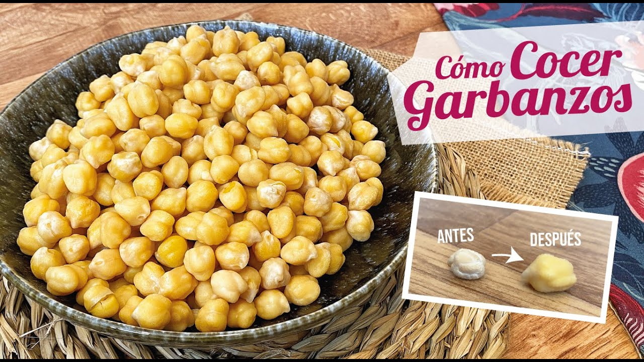 cocer garbanzos en agua fria o hirviendo