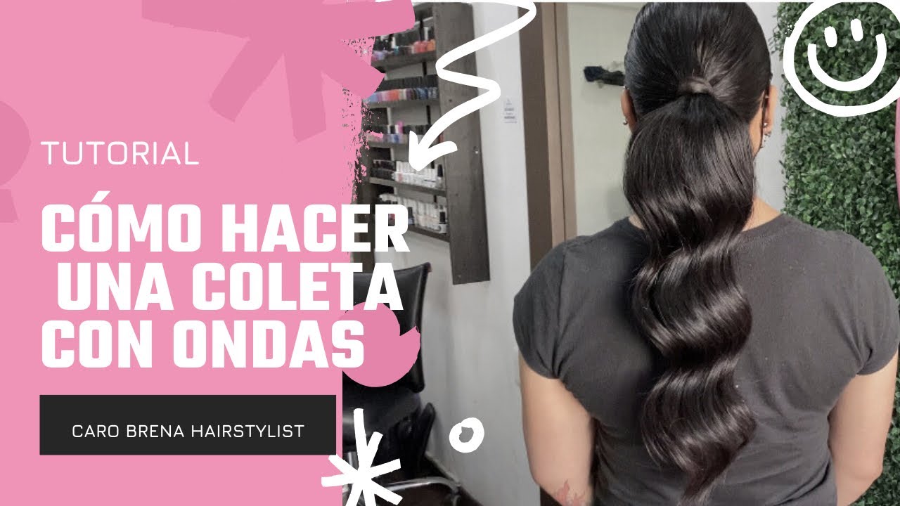 coleta con ondas para boda
