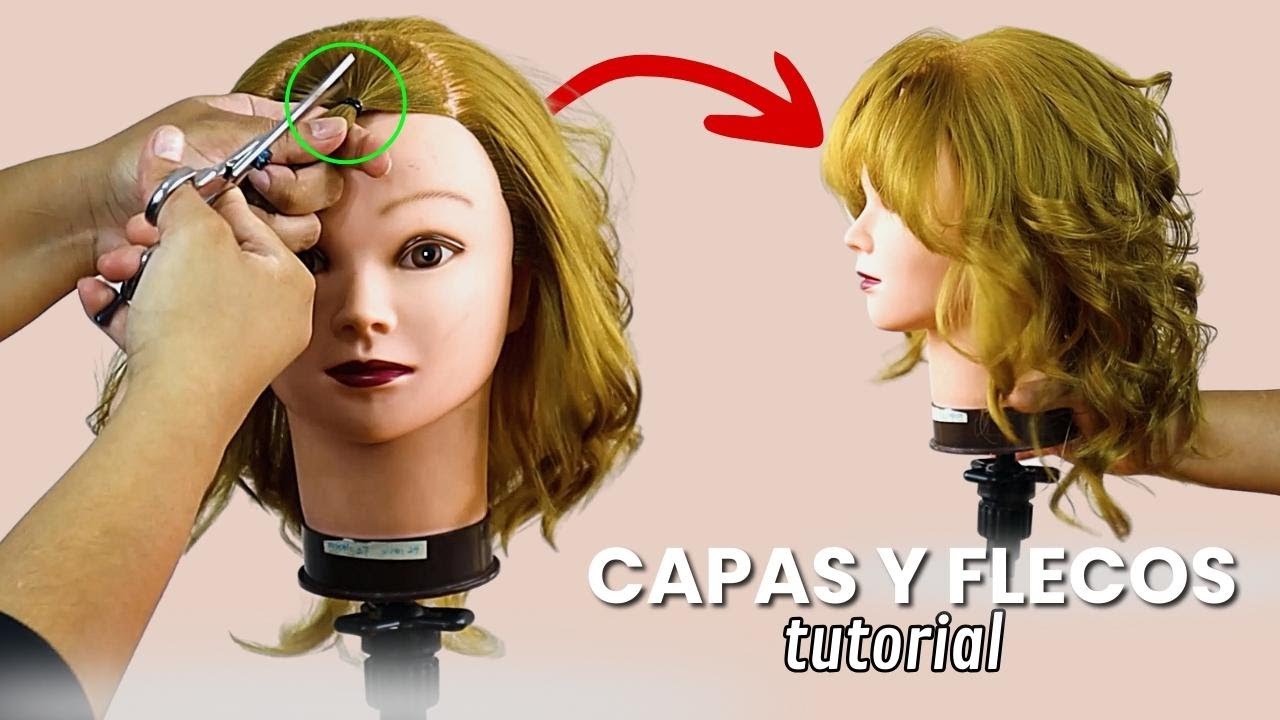 como cortar el pelo en capas cortas