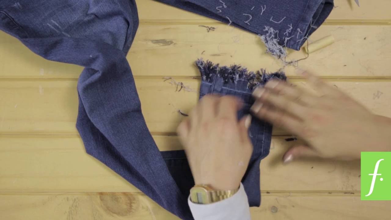 como deshilachar vaqueros