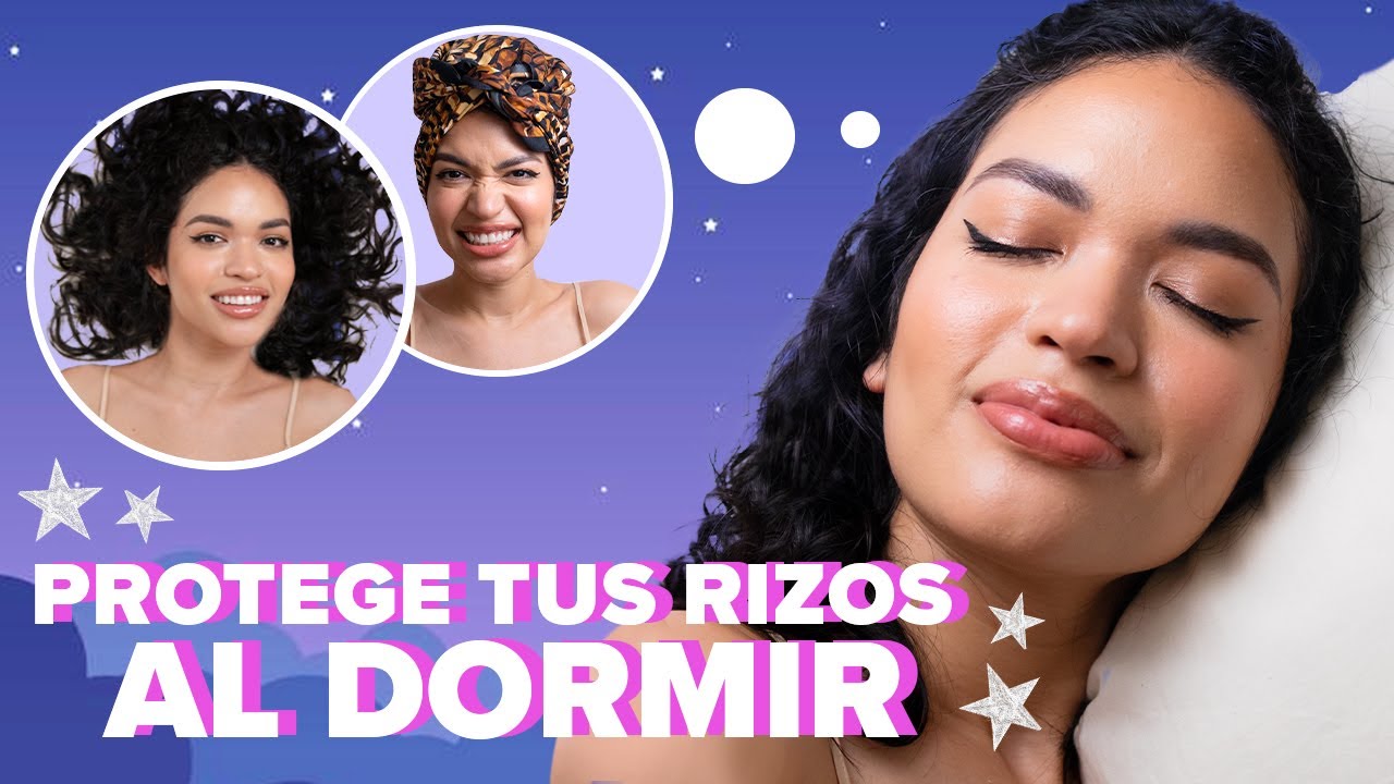 como dormir con el pelo rizado