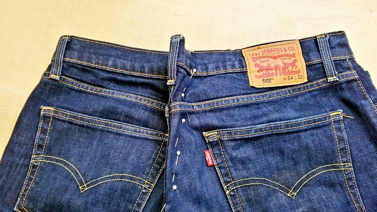 como estrechar la cintura de un pantalón a mano