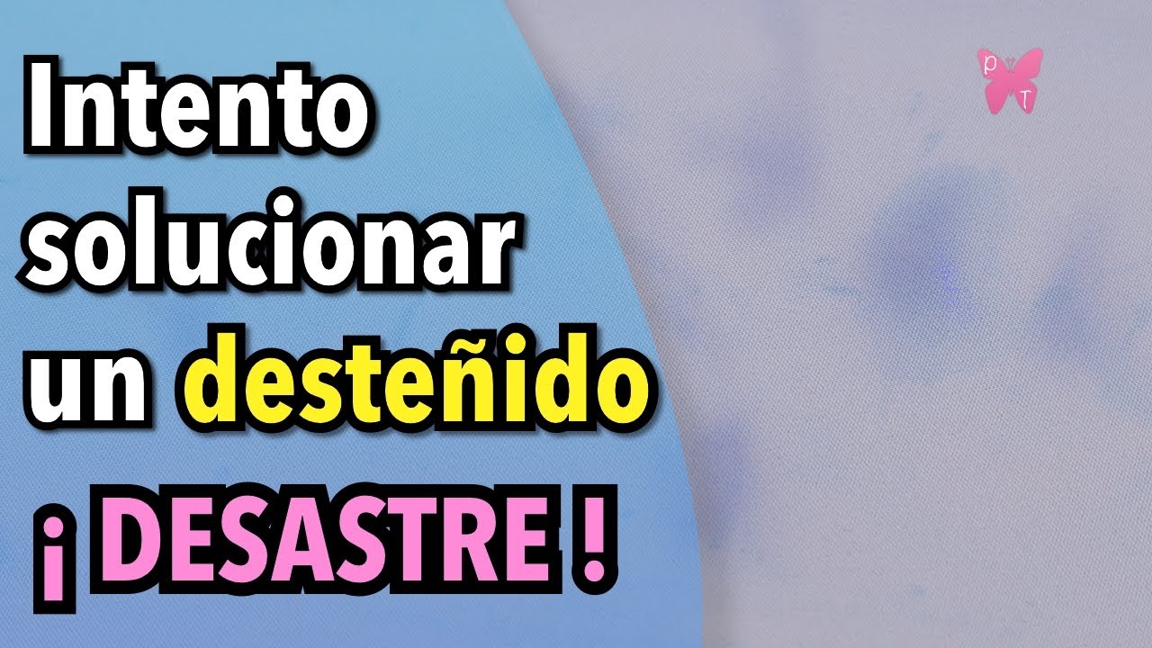 como quitar desteñido negro en ropa blanca