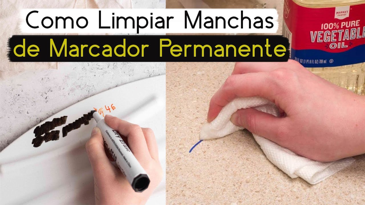 como quitar manchas de rotulador permanente en ropa blanca