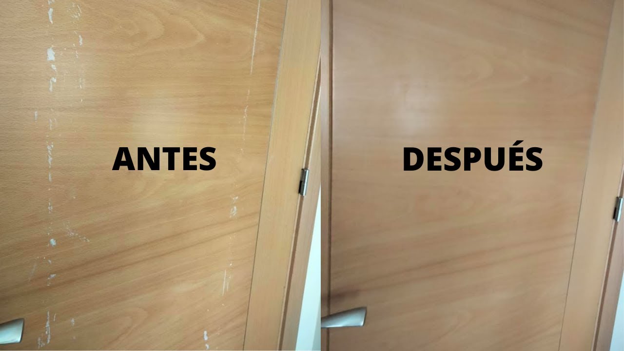 como quitar restos de cinta adhesiva de la madera