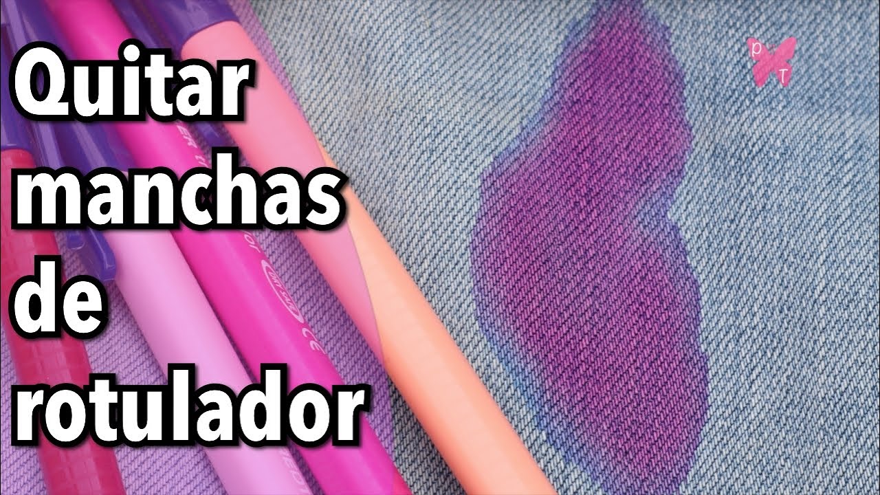 como quitar rotulador de la ropa