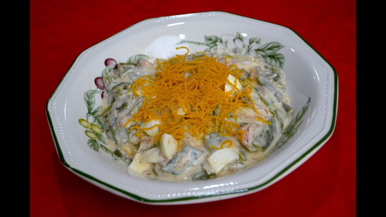 ensalada de judías verdes con mayonesa