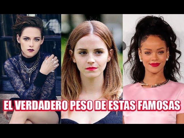 famosas que pesan 70 kilos