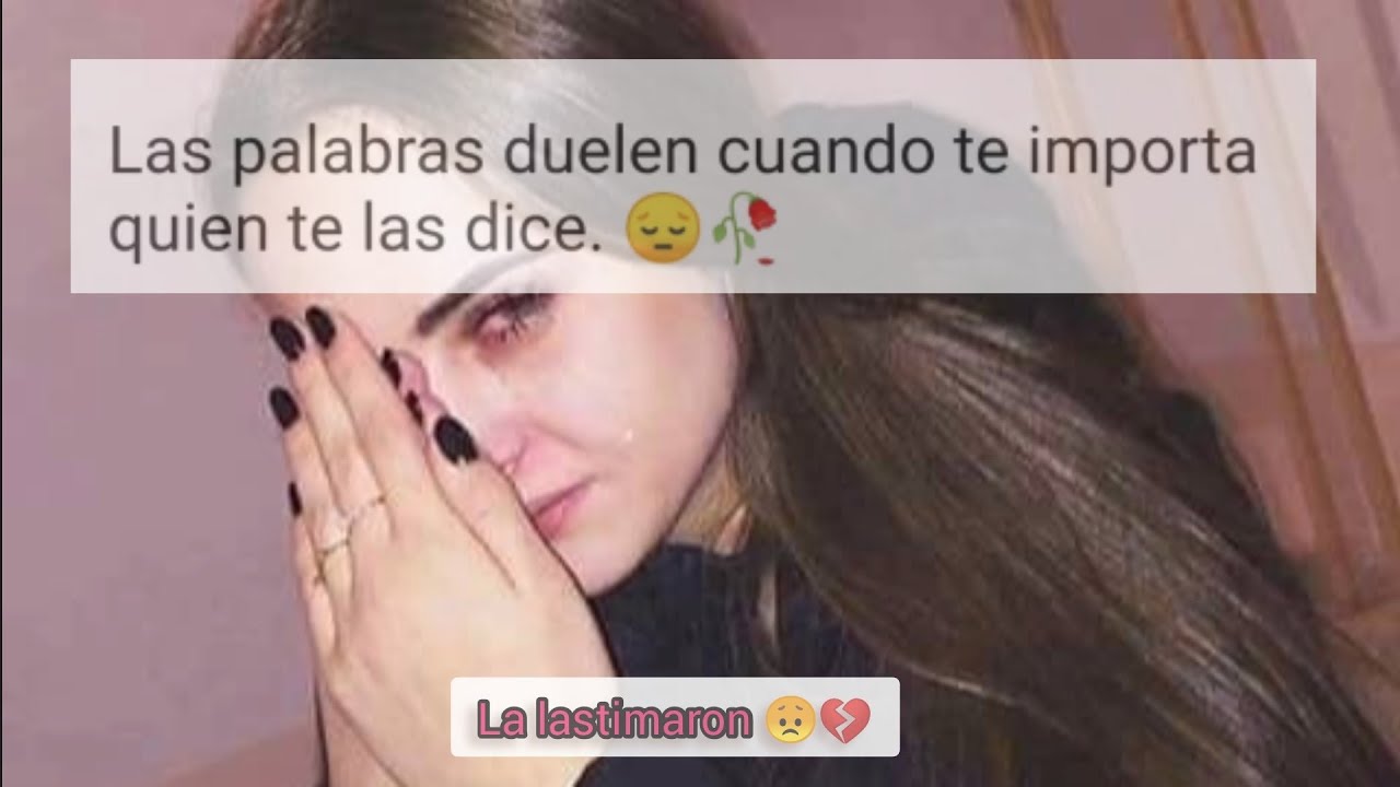 frases tristes para llorar