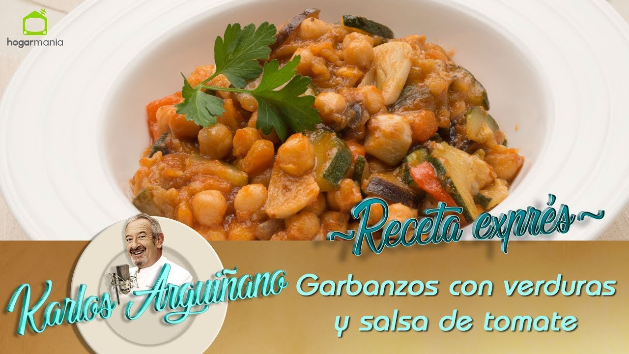 garbanzos con verduras karlos arguiñano