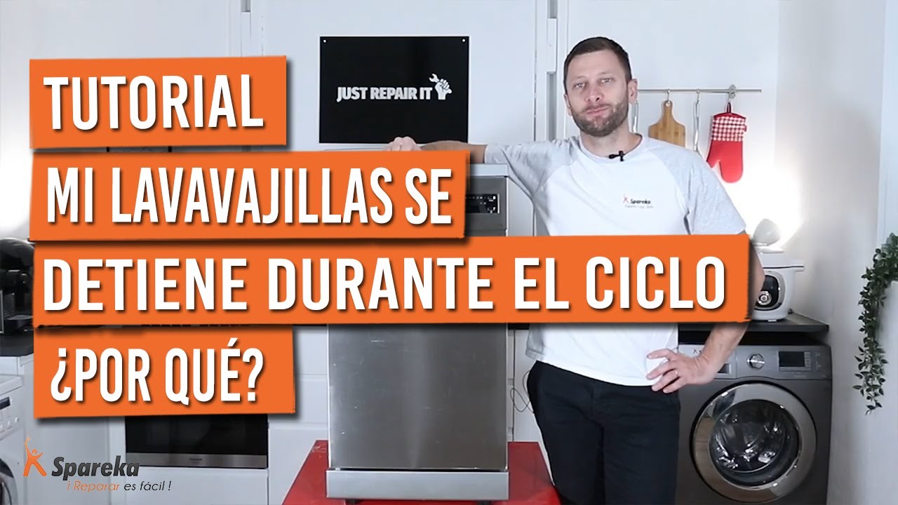 lavavajillas se para a mitad de lavado
