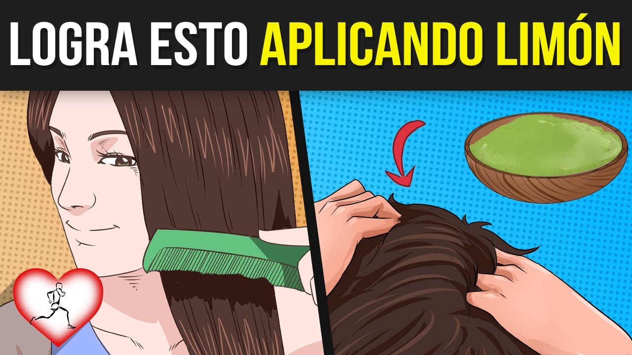 limón en el pelo antes y después