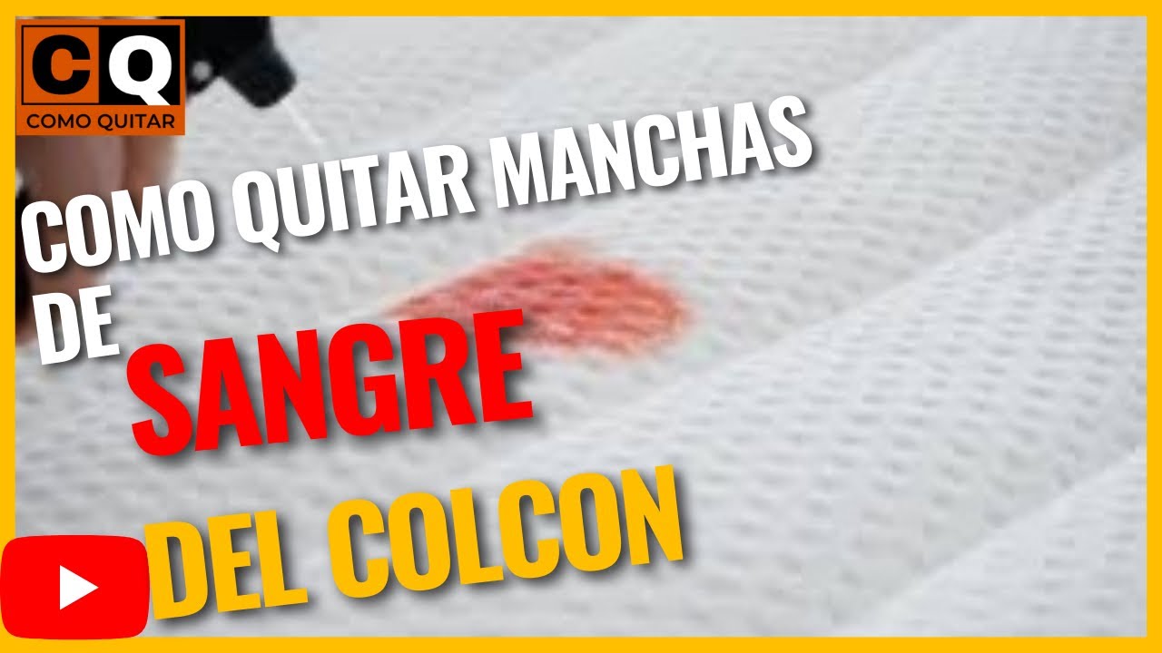 limpiar sangre de tapiceria