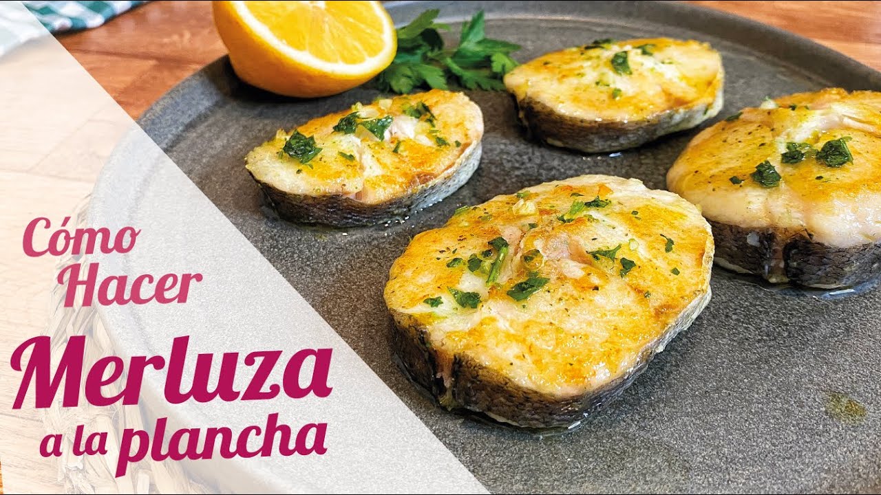 merluza a la plancha con ajo y perejil