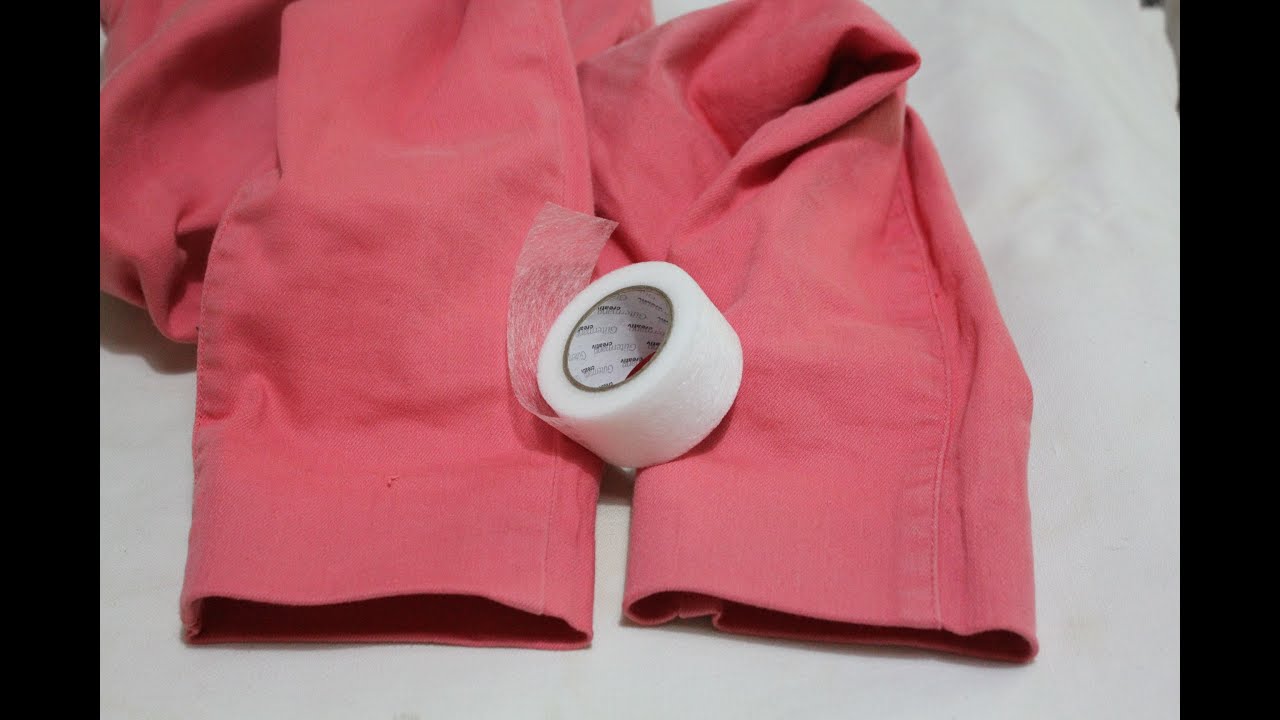 meter bajo pantalón sin coser