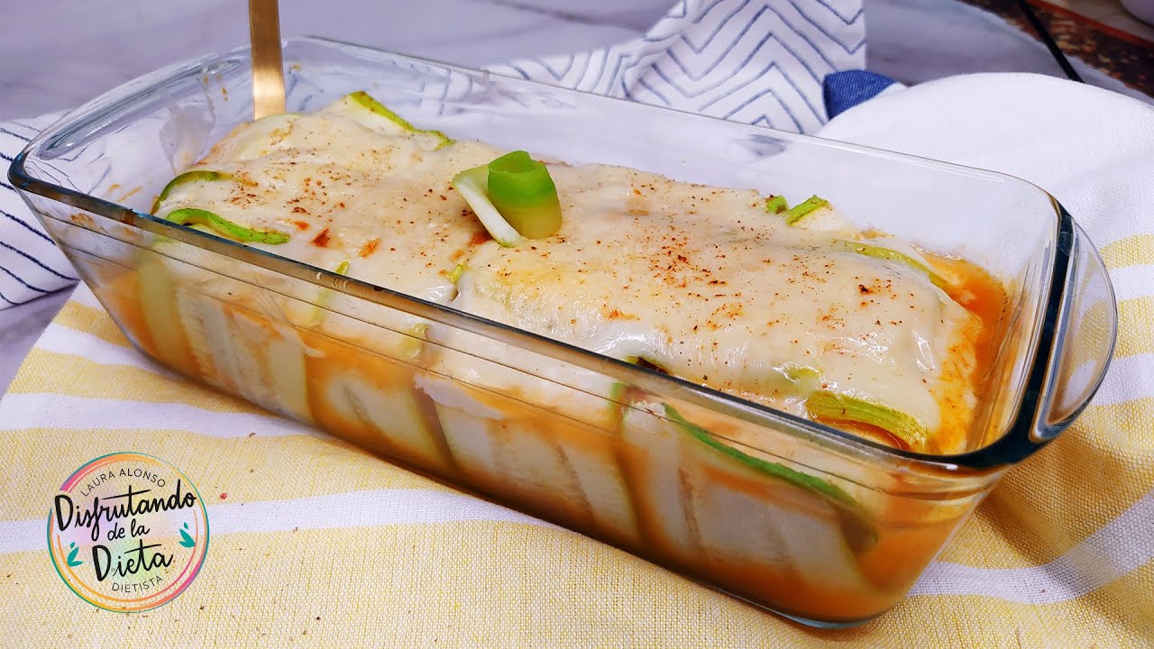 pastel de calabacín bajo en calorías