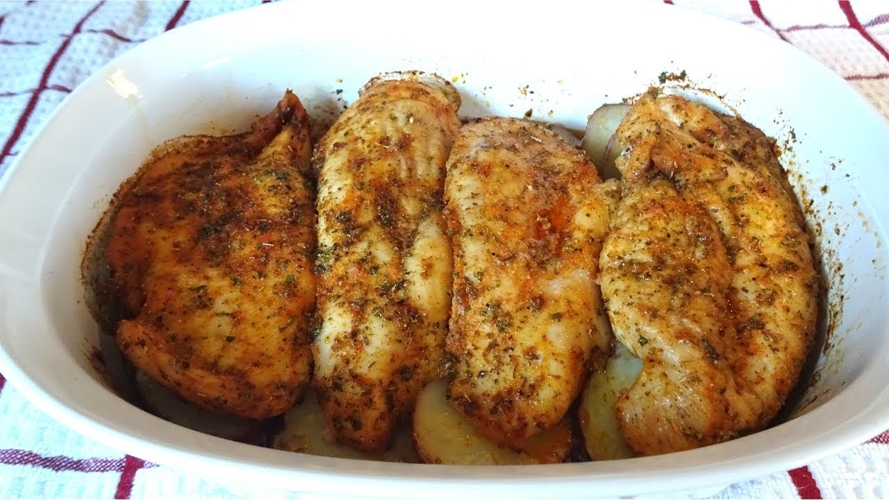pechugas al horno con patatas